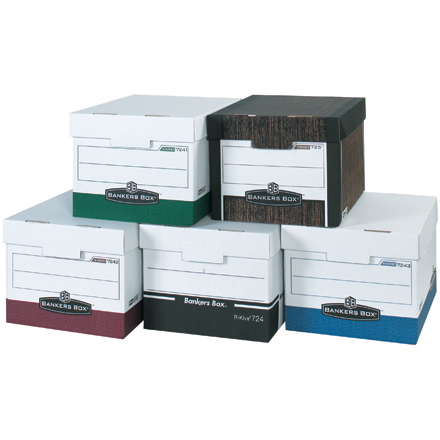 R-KIVE<span class='afterCapital'><span class='rtm'>®</span></span> Heavy-Duty File Storage Boxes