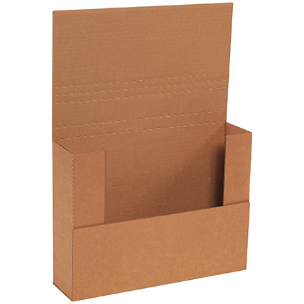 12 <span class='fraction'>1/8</span> x 9 <span class='fraction'>1/8</span> x 3" Kraft Easy-Fold Mailers