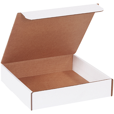 9 x 9 x 2" White Literature Mailers